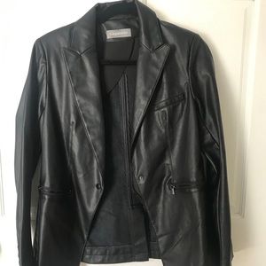 Bagatelle Black Faux Leather Jacket M